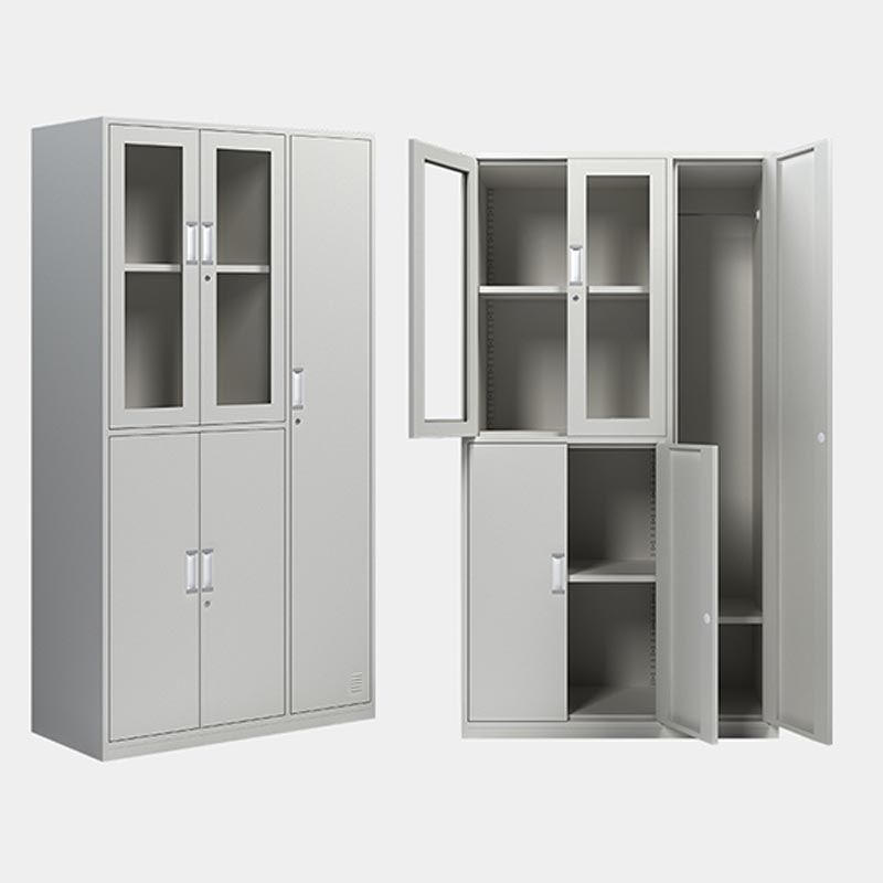 Metalen eigentijdse garderobe armoire scharnierende garderobe kast voor thuis