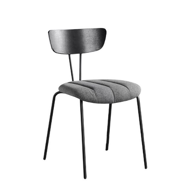 Industrial Style Open Back Dining Side Chair Upholstered Armless Dining Chair (Set of 2) Clearhalo ' kitchen&dining_furn' 'Dining Chairs' 'Dining Tables & Seating' 'dining_chair' 'furn' 'furn_dining_chair' 'Furniture' 'furniture_dining_chair' 'Kitchen & Dining Furniture' 'kitchen' 1200x1200_fc062c12-72d4-4ab3-bc23-00542b77d5ee