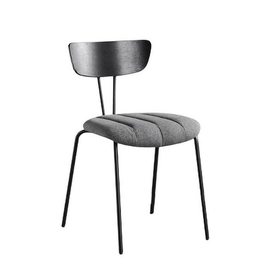 Industrial Style Open Back Dining Side Chair Upholstered Armless Dining Chair (Set of 2) Clearhalo ' kitchen&dining_furn' 'Dining Chairs' 'Dining Tables & Seating' 'dining_chair' 'furn' 'furn_dining_chair' 'Furniture' 'furniture_dining_chair' 'Kitchen & Dining Furniture' 'kitchen' 1200x1200_fc062c12-72d4-4ab3-bc23-00542b77d5ee