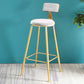Metal Low Back Dining Stools Glam Armless Bar Stools with Gold Metal Base Clearhalo 'Bar Furniture' 'Bar Stools' 'bar_stools' 'furn' 'furn_bar_stools' 'Furniture' 'Kitchen & Dining Furniture' 1200x1200_fc07e296-4f6b-44be-a42d-5bf7d255ee9b