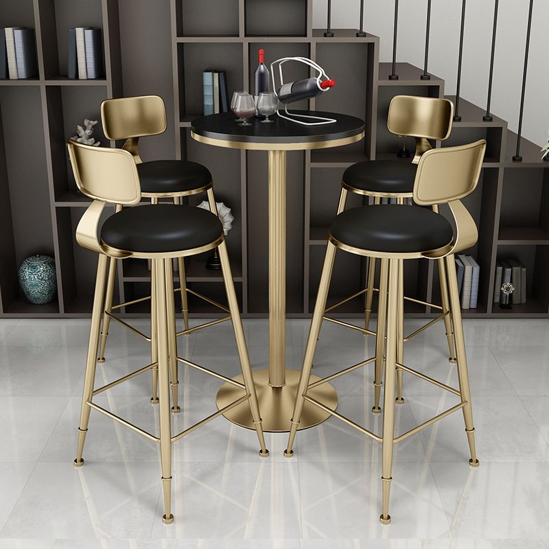 Glam Bar Pub Table Set 1/3/5 Pieces Bar Table and Stools for Dining Room Clearhalo 'Bar Furniture' 'furn' 'furn_home_bar_bar_sets' 'Furniture' 'Home Bars & Bar Sets' 'home_bar_bar_sets' 'Kitchen & Dining Furniture' 1200x1200_fc09174a-1c13-41b0-89cf-32e12400f2cb