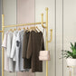 Industrial Style Coat Rack Metal Free Standing Hooks Design Coat Rack on Wheels