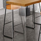 Rectangle Pub Dining Set 1/2/3/5/7 Pieces Solid Wood Counter Table with Upholstered Stools Clearhalo 'Bar Furniture' 'furn' 'furn_home_bar_bar_sets' 'Furniture' 'Home Bars & Bar Sets' 'home_bar_bar_sets' 'Kitchen & Dining Furniture' 1200x1200_fc0d4784-6e34-4a08-8920-26dea5e6f29f