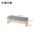 Modern Entryway Bench Cushioned Rectangle Metal Seating Bench Clearhalo 'Benches' 'Chairs & Seating' 'furn' 'furn_benches' 'Furniture' 'Living Room Furniture' 1200x1200_fc0eec47-106a-4582-b6fb-1ee68ab8969a
