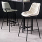 Industrial Bar-stool PU Leather Counter Bar Stool with Metal Legs Clearhalo 'Bar Furniture' 'Bar Stools' 'bar_stools' 'furn' 'furn_bar_stools' 'Furniture' 'furniture_bar_stools' 'Kitchen & Dining Furniture' 1200x1200_fc0f9118-6375-4719-9977-179860ccbb5e