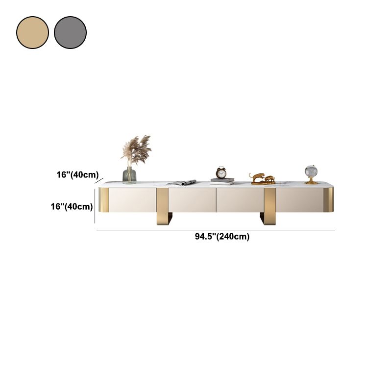 Modern de 16 "W TV Media Media Console de almacenamiento TV con cajones con cajones