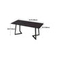 Modern 1/2/5/7 Pieces Black Dining Set Rectangle Sintered Stone Dining Table Set Clearhalo 'Dining Room Sets' 'Dining Tables & Seating' 'dining_room_set' 'furn' 'furn_dining_room_set' 'Furniture' 'furniture_dining_room_set' 'Kitchen & Dining Furniture' 'kitchen&dining_furn' 'kitchen' 1200x1200_fc149aba-83f1-4256-8774-a1d0471aa92e
