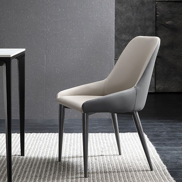 Contemporary Style Metal Dining Chair Dining Parsons Arm Side Chairs for Kitchen Clearhalo ' kitchen&dining_furn' 'Dining Chairs' 'Dining Tables & Seating' 'dining_chair' 'furn' 'furn_dining_chair' 'Furniture' 'furniture_dining_chair' 'Kitchen & Dining Furniture' 'kitchen' 1200x1200_fc15de17-8fc7-4692-8ea6-04572d9e8d37