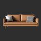 Leather Modern Sofa 33"W Square Arm Loose Back Sofa for Living Room Clearhalo 'furn' 'furn_sofas' 'Furniture' 'furniture_sofas' 'kitchen' 'kitchen_sofas' 'Living Room Furniture' 'Sofa' 'sofas' 1200x1200_fc17accc-131a-4753-9423-351fa7ab8102