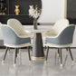 Glam Style 1/5 Pieces Dining Set Sintered Stone Dining Table Set for Home Use Clearhalo 'Dining Room Sets' 'Dining Tables & Seating' 'dining_room_set' 'furn' 'furn_dining_room_set' 'Furniture' 'furniture_dining_room_set' 'Kitchen & Dining Furniture' 'kitchen&dining_furn' 'kitchen' 1200x1200_fc187132-d7a2-4345-a9de-2e843902522a