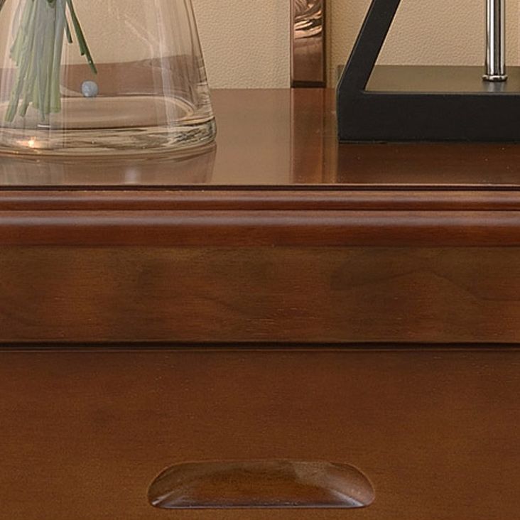 Cabinete contemporáneo de la mesita de noche de madera sólida con cajones