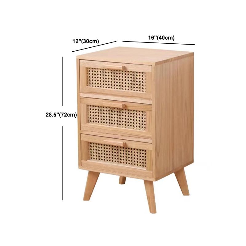 Contemporary Wooden Chest, Rectangle Accent Chest with Drawers