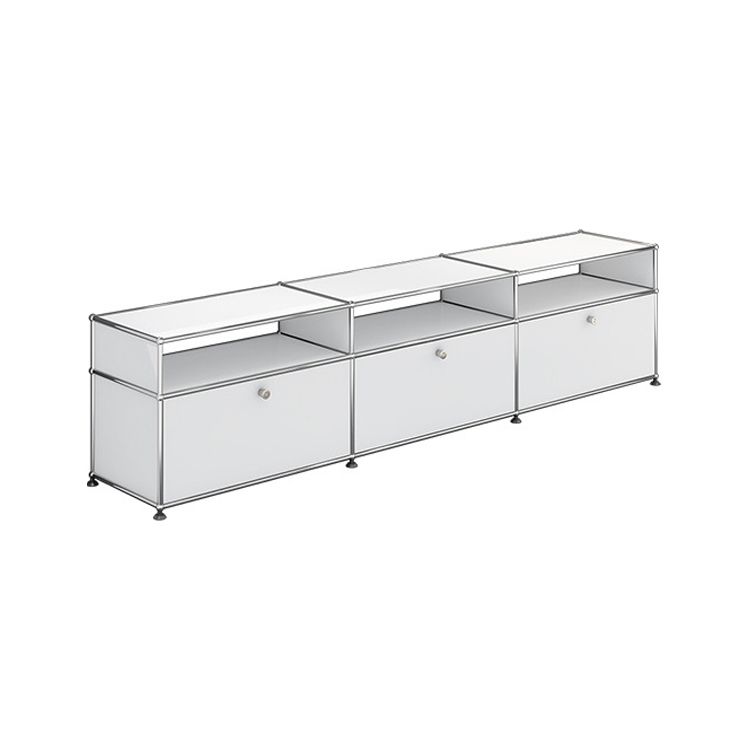 Buffet contemporain buffet en acier inoxydable pour le salon