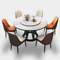 Round Dining Table Modern Dining Table with Wood Pedestal in Black Clearhalo ' dining_table' 'Dining Tables & Seating' 'Dining Tables' 'furn' 'furn_dining_table' 'Furniture' 'furniture_dining_table' 'Kitchen & Dining Furniture' 'kitchen&dining_furn' 'kitchen' 'kitchen_dining_table' 1200x1200_fc1c7b85-01fe-47b7-8e35-cf3004799584