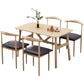 Modern 1/2/5/7 Pieces Dining Set Rectangle Wood Dining Table for Kitchen Clearhalo 'Dining Room Sets' 'Dining Tables & Seating' 'dining_room_set' 'furn' 'furn_dining_room_set' 'Furniture' 'Kitchen & Dining Furniture' 'kitchen&dining_furn' 'kitchen' 1200x1200_fc1c7bbd-70ff-4da5-a66f-cbbc6b67ee48
