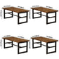 Industrial Solid Wood Dining Table Trestle Base Dining Site Table for Home Clearhalo ' dining_table' 'Dining Tables & Seating' 'Dining Tables' 'furn' 'furn_dining_table' 'Furniture' 'furniture_dining_table' 'Kitchen & Dining Furniture' 'kitchen&dining_furn' 'kitchen' 'kitchen_dining_table' 1200x1200_fc204b7c-f0b6-447c-85f7-63bcec7873f9