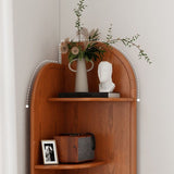 Traditional Closed Back Bookcase Shelves Included for Home Office