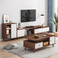 Engineered Wood TV Stand Console with Cabinet 2-Drawer TV Media Stand Clearhalo 'furn' 'furn_tv_stands_entertainment_centers' 'Furniture' 'Living Room Furniture' 'TV Stands & Entertainment Centers' 'TV Stands & Media Storage Furniture' 'tv_stands_entertainment_centers' 1200x1200_fc23c5e1-4014-411d-8a05-e80d8ae63a8e