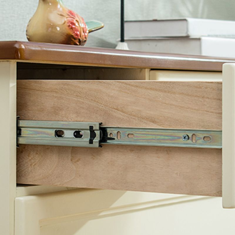 Modern Solid Wood Accent Chest with Drawers 13.77" Wide Chest