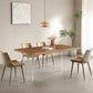 Simplicity Dinette Table Rectangle Solid Wood Dinner Table in Brown Clearhalo 'Dining Tables & Seating' 'Dining Tables' 'dining_table' 'furn' 'furn_dining_table' 'Furniture' 'Kitchen & Dining Furniture' 1200x1200_fc29c40d-ec89-4518-8a2b-ca46dfedcd2b