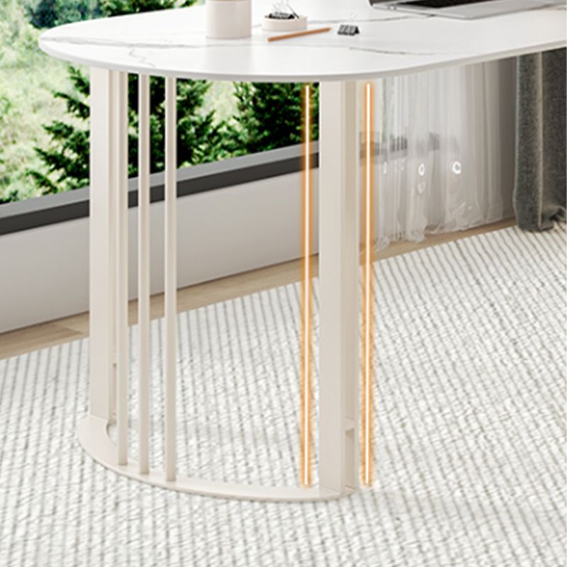 Peninsula Stone Top Office bureau de style moderne de style de style pour le bureau