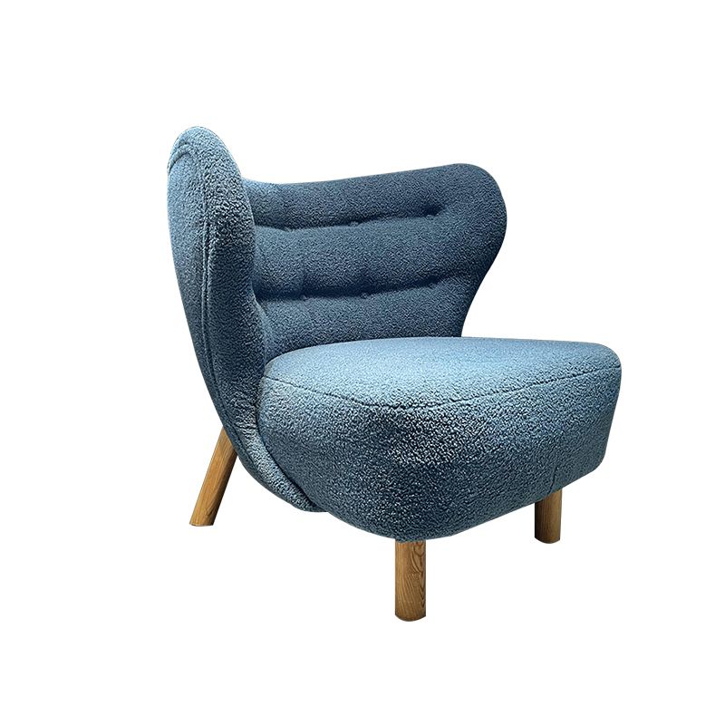 30.7 "l x28.3" w x31.4 "H sedia a telaio in legno massiccio a bracciale