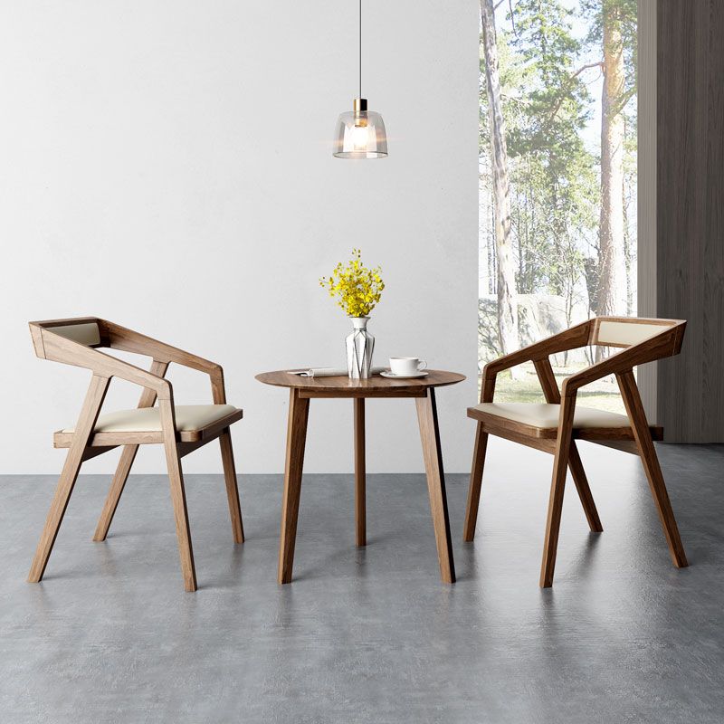 Dining Room Side Chairs Modern Solid Wood Arm Chair for Kitchen Clearhalo 'Dining Chairs' 'Dining Tables & Seating' 'dining_chair' 'furn' 'furn_dining_chair' 'Furniture' 'furniture_dining_chair' 'Kitchen & Dining Furniture' 1200x1200_fc2af90e-8584-43c2-a55d-76f9d544b723