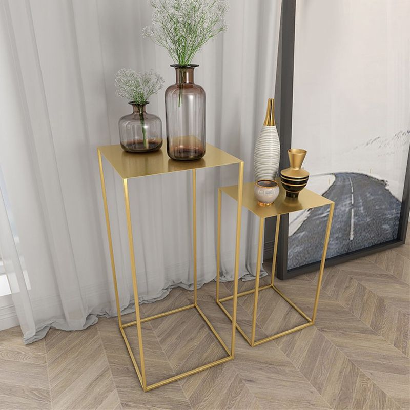 Carré de table de table de table de table de base de table d'appoint de style moderne médiéval