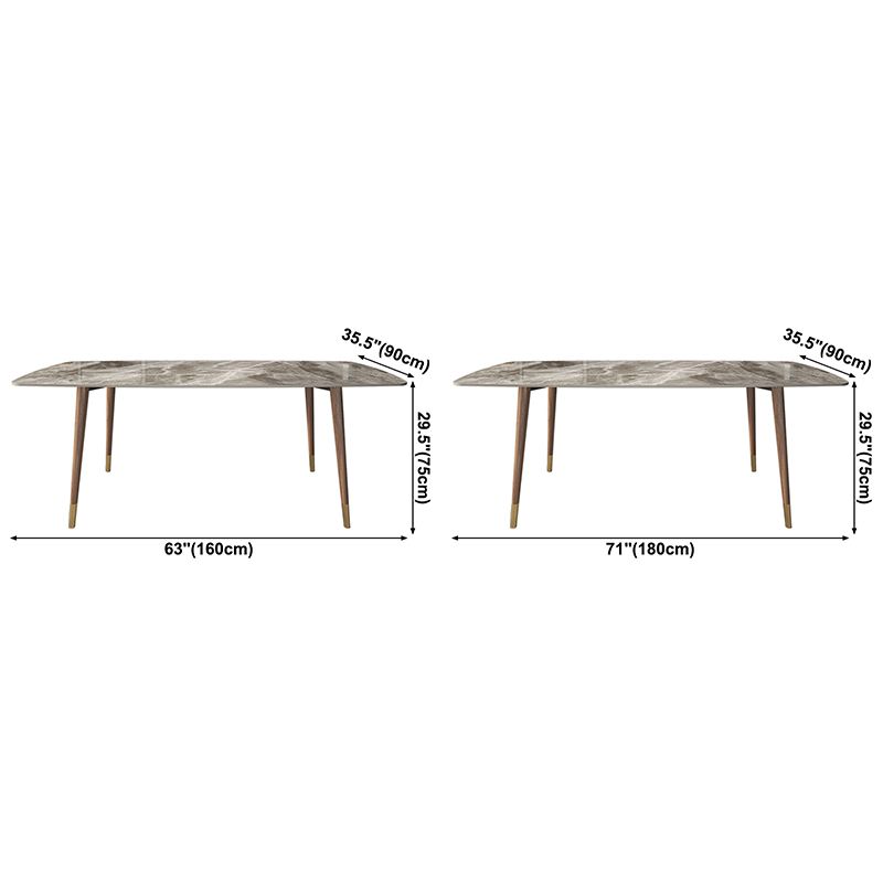 Simplicity Style Home Sintered Stone Dining Table Rectangle Shape Table with Ash Wood Base Clearhalo ' dining_table' 'Dining Tables & Seating' 'Dining Tables' 'furn' 'furn_dining_table' 'Furniture' 'furniture_dining_table' 'Kitchen & Dining Furniture' 'kitchen&dining_furn' 'kitchen' 'kitchen_dining_table' 1200x1200_fc2b70a3-22fd-4a69-b170-8df7cef278f0