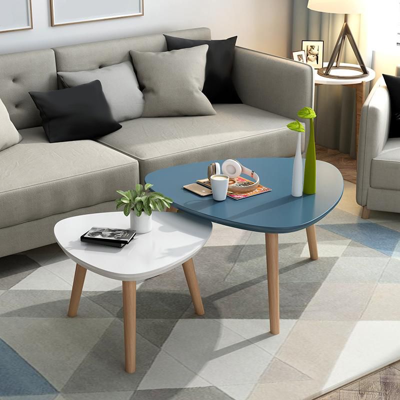 Contemporary Coffee Table Wooden 4 Legs Coffee Cocktail Table Clearhalo 'Coffee & Accent Tables' 'Coffee Tables' 'coffee_tables' 'furn' 'furn_coffee_tables' 'Furniture' 'Living Room Furniture' 1200x1200_fc2cf39a-181f-4c63-8a89-cf56736b58c2