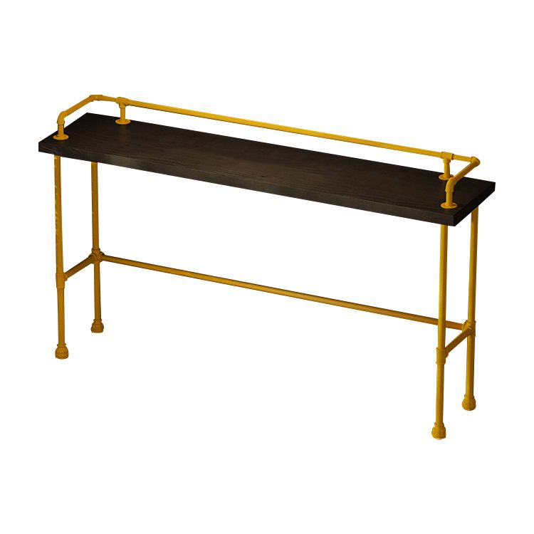 Wood and Metal Bar Stool and Table Set 1/3/4/5/6 Pieces Rectangular Clearhalo 'Bar Furniture' 'furn' 'furn_home_bar_bar_sets' 'Furniture' 'Home Bars & Bar Sets' 'home_bar_bar_sets' 'Kitchen & Dining Furniture' 1200x1200_fc2f52ae-a291-4a6e-bcff-87d72752228b