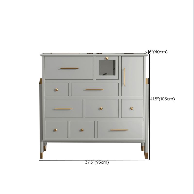 Wooden Storage Chest Dresser Contemporary Glam Dresser with Drawers Clearhalo 'Bedroom Furniture' 'Dressers & Chests' 'dressers_chests' 'furn' 'furn_dressers_chests' 'Furniture' 1200x1200_fc30075e-b65e-40a6-986c-d1a8e57cecd5