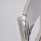 Silver Industrial Dining Chairs Stainless Steel Armless Dining Side Chair