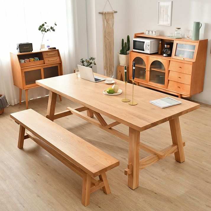 Modern 1/2/3/5/7 Pieces Dinette Set Solid Wood Dining Table and Dining Chairs Clearhalo 'Dining Room Sets' 'Dining Tables & Seating' 'dining_room_set' 'furn' 'furn_dining_room_set' 'Furniture' 'furniture_dining_room_set' 'Kitchen & Dining Furniture' 1200x1200_fc3771f1-aff5-49d4-8893-cfa270ad5130