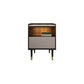 Modern Stone Top Top Open Open Storage Open Tavolo da 18 pollici H 1-Drawer Night With Gambe