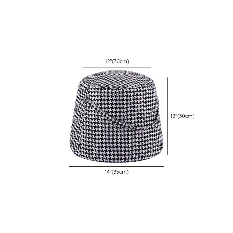 Fabric Standard Stool Modern Style Simple Household Round Footstool Clearhalo 'furn' 'furn_ottomans_poufs' 'Furniture' 'Living Room Furniture' 'Ottomans & Poufs' 'ottomans_poufs' 1200x1200_fc3c2c05-2a9b-478f-bcd3-bb4276bef3cd