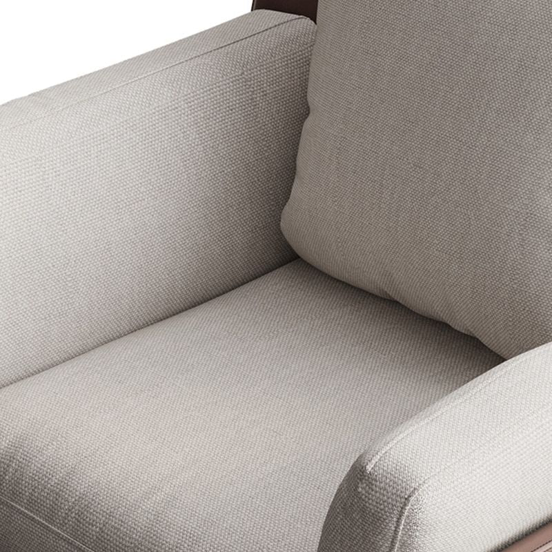 Contemporary 4 Legs Chair Flared Arms Chair with Removable Cushions Clearhalo 'Accent Chairs' 'accent_chairs' 'Chairs & Seating' 'furn' 'furn_accent_chairs' 'Furniture' 'Living Room Furniture' 1200x1200_fc3c81a4-a01c-444a-8a01-6c2c2f7f618b