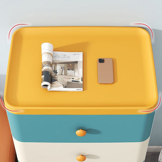 Armario de armario contemporáneo con piernas gabinete de almacenamiento de plástico