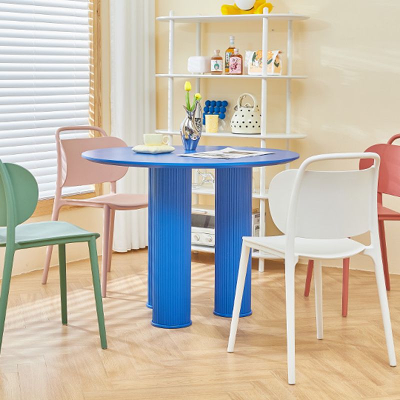 Contemporary Style Plastic Dining Chair Dining Armless Side Chair for Kitchen Clearhalo ' kitchen&dining_furn' 'Dining Chairs' 'Dining Tables & Seating' 'dining_chair' 'furn' 'furn_dining_chair' 'Furniture' 'furniture_dining_chair' 'Kitchen & Dining Furniture' 'kitchen' 1200x1200_fc45a2f3-d76a-40cd-b82e-c39d3844d8f5
