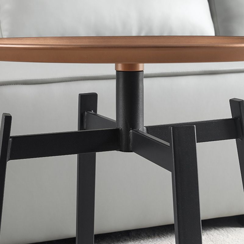 Tavolo da tavolo da cortile a 4 gambe tavolo vassoio laterale per soggiorno