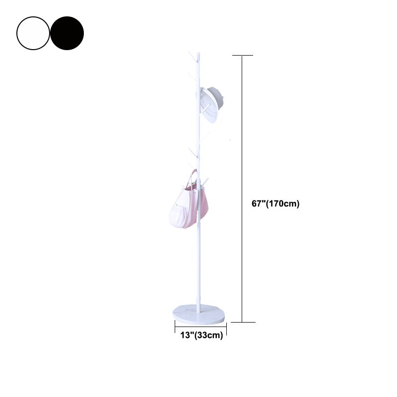 Modern Entryway Metal Free Standing No Distressed 8 Hooks Coat Rack Clearhalo 'Entry & Mudroom Furniture' 'furn' 'furn_hall_tree_coat_racks' 'Furniture' 'Hall Trees & Coat Racks' 'hall_tree_coat_racks' 1200x1200_fc479d5d-7f63-4473-a586-e3a0e635d2ef