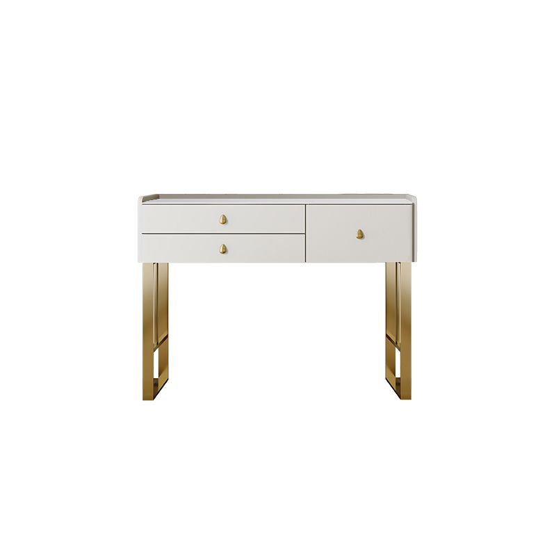 Dresseur beige ensemble avec tiroirs de rangement vanité de maquillage en pierre