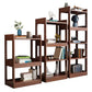 Etagere Contemporary Bookcase Wooden Bookshelf with Rectangular Shelves