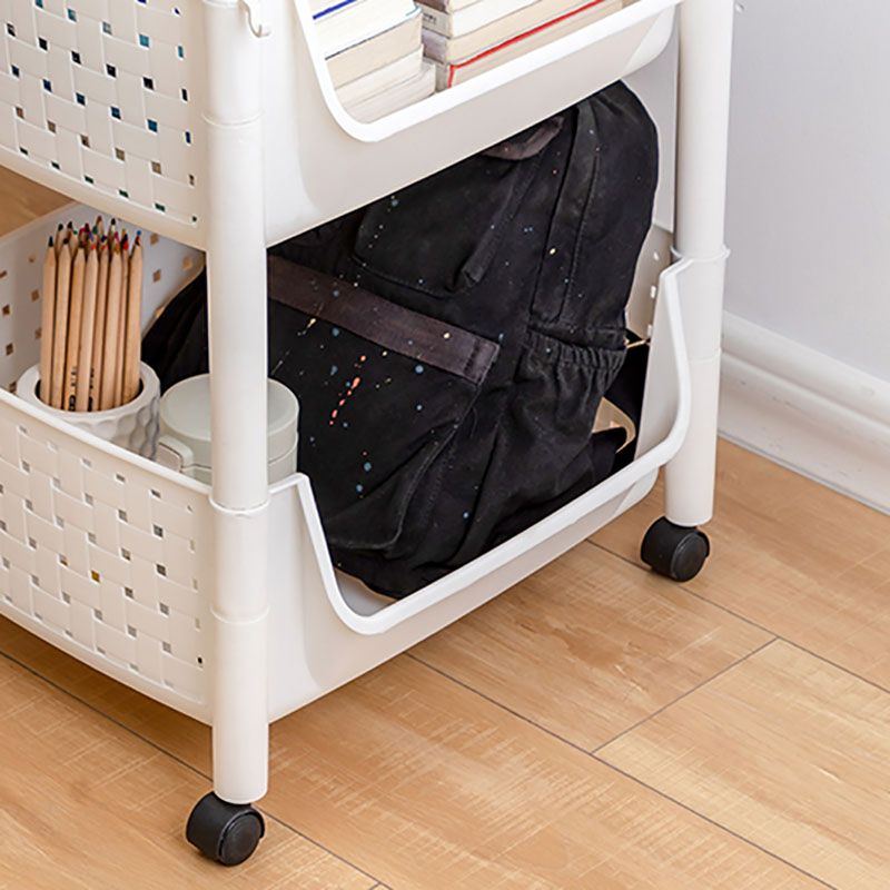 14" Wide Bookshelf Contemporary Style Bookcase with Casters for Home Office Clearhalo 'Bookcases' 'furn' 'furn_bookcases' 'Furniture' 'furniture_bookcases' 'kitchen' 'kitchen_bookcases' 'Living Room Furniture' 'Office Furniture' 1200x1200_fc4ed4c1-ba60-4cdf-b1e0-39aaa6415934