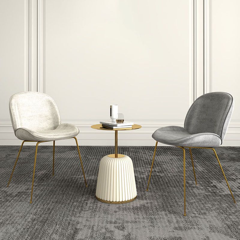 Nordic Style Fabric Dining Side Chair Armless Solid Back Chair for Home Use Clearhalo ' kitchen&dining_furn' 'Dining Chairs' 'Dining Tables & Seating' 'dining_chair' 'furn' 'furn_dining_chair' 'Furniture' 'furniture_dining_chair' 'Kitchen & Dining Furniture' 'kitchen' 1200x1200_fc4f4368-ef7a-43cf-87ad-2ad353d78407