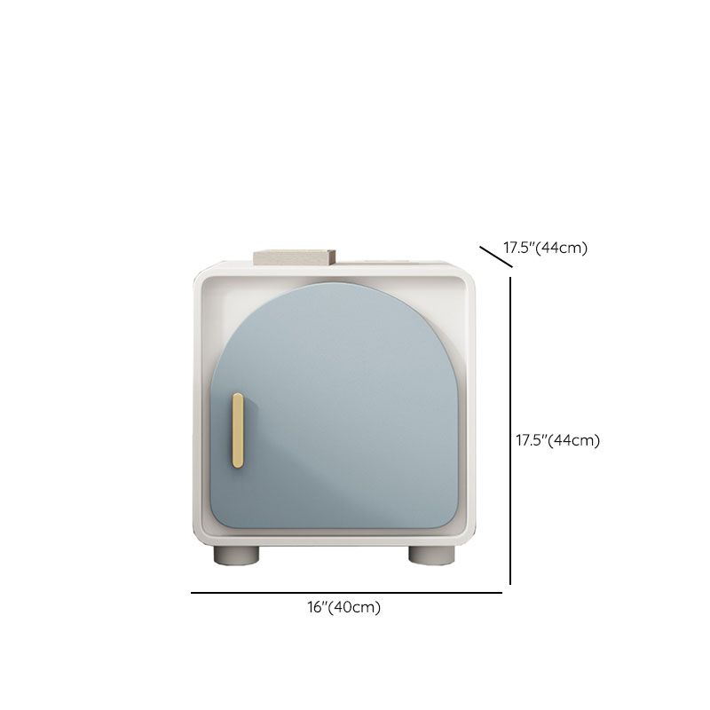 Wooden Bedside Cabinet Modern Style Minimalist Bed Nightstand with Legs Clearhalo 'Bedroom Furniture' 'furn' 'furn_night_stand' 'Furniture' 'night_stand' 'Nightstands' 1200x1200_fc505b17-39c4-4ad4-bc17-245489c3434a