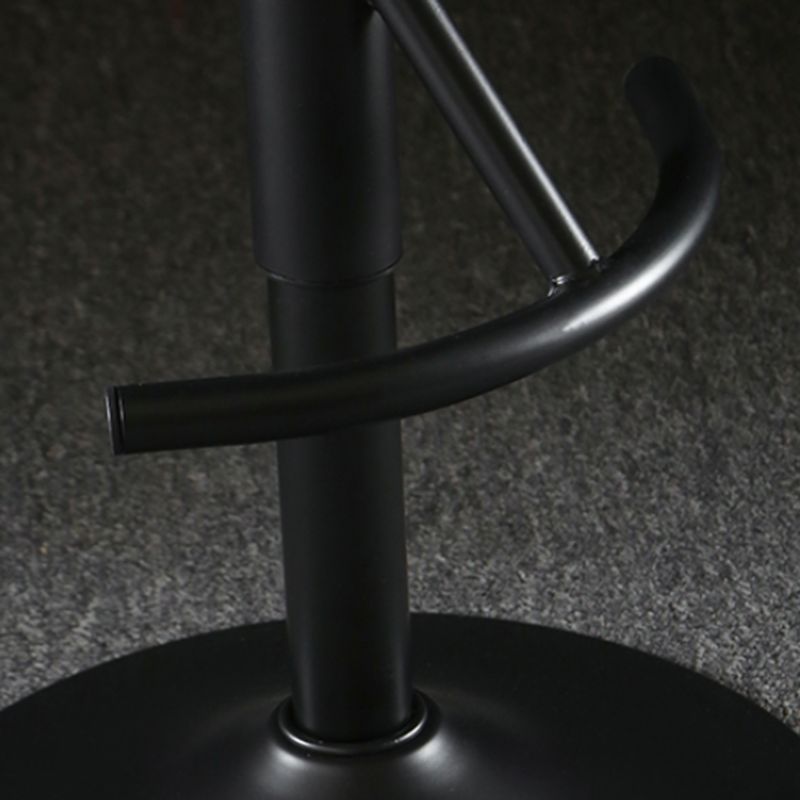 Nordic Indoor Barstool Adjustable Metal Swivel Tall Stool with Leather Seat Clearhalo 'Bar Furniture' 'Bar Stools' 'bar_stools' 'furn' 'furn_bar_stools' 'furniture_bar_stools' 'Kitchen & Dining Furniture' 'kitchen&dining_furn' 'kitchen' 'kitchen_furn' Furniture' 1200x1200_fc505fee-317b-4ea2-be82-bb42186ec941