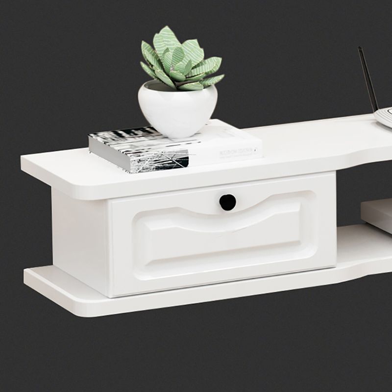 8 - pouce H Console TV Console mur de console de télévision montée avec rangement