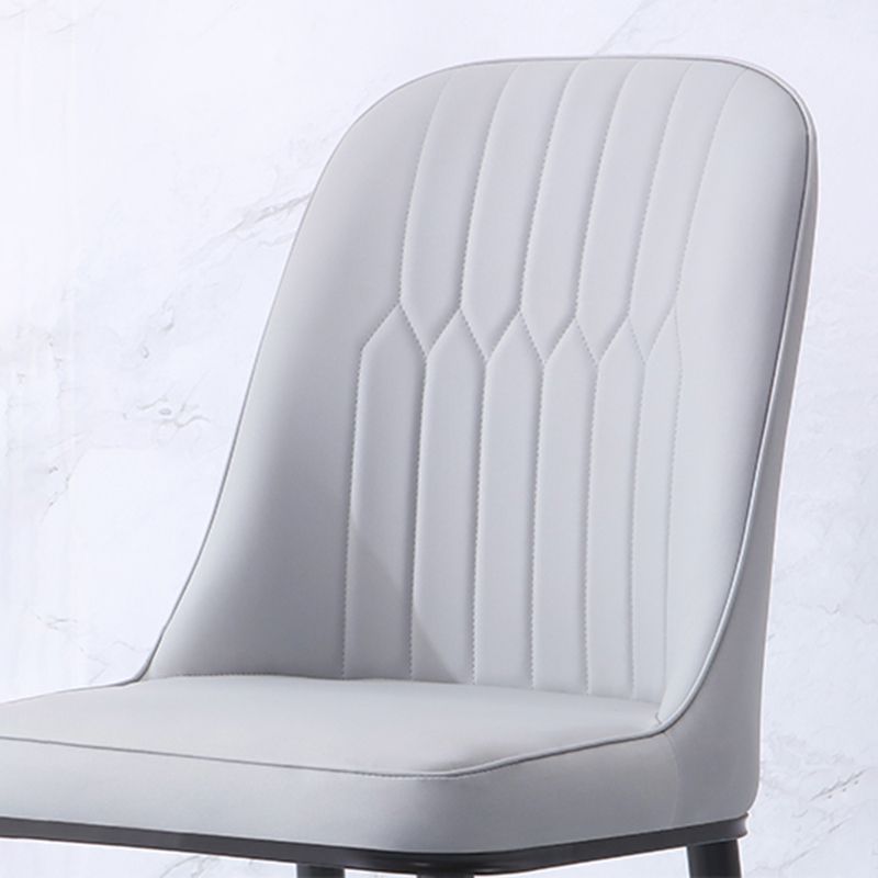 Scandinavian Indoor Side Chair Parsons Back Metal Upholstered Dining Room Chair Clearhalo ' kitchen&dining_furn' 'Dining Chairs' 'Dining Tables & Seating' 'dining_chair' 'furn' 'furn_dining_chair' 'Furniture' 'furniture_dining_chair' 'Kitchen & Dining Furniture' 'kitchen' 1200x1200_fc55a081-f69b-43c8-9e89-06266bd78e7d