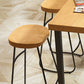 Modern Counter Height Pub Set 1/2/4/7 Pcs Solid Wood Top Bar Table and Bar Stools Clearhalo 'Bar Furniture' 'furn' 'furn_home_bar_bar_sets' 'Furniture' 'Home Bars & Bar Sets' 'home_bar_bar_sets' 'Kitchen & Dining Furniture' 1200x1200_fc58433f-bd99-4f4f-9aeb-a6ddd69dc7df